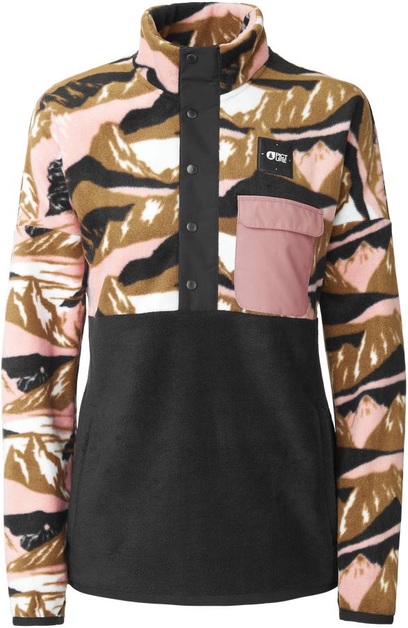 Arcca W 1/4 Fleece Pinkki / Musta S