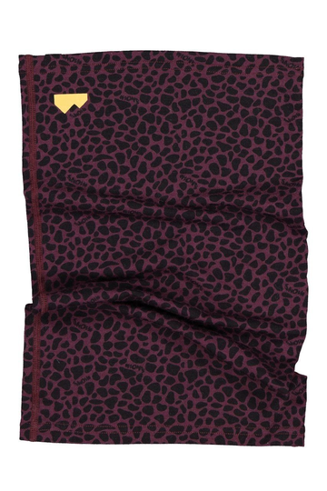Mons Royale Daily Dose Neck Warmer Huivi - Merinovilla, Winter Leopard