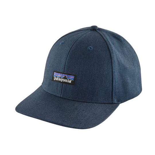 Unisex Tin Shed Lippis - Hamppua, kierrätettyä polyesteria ja luomupuuvillaa, P-6 Logo: Stone Blue