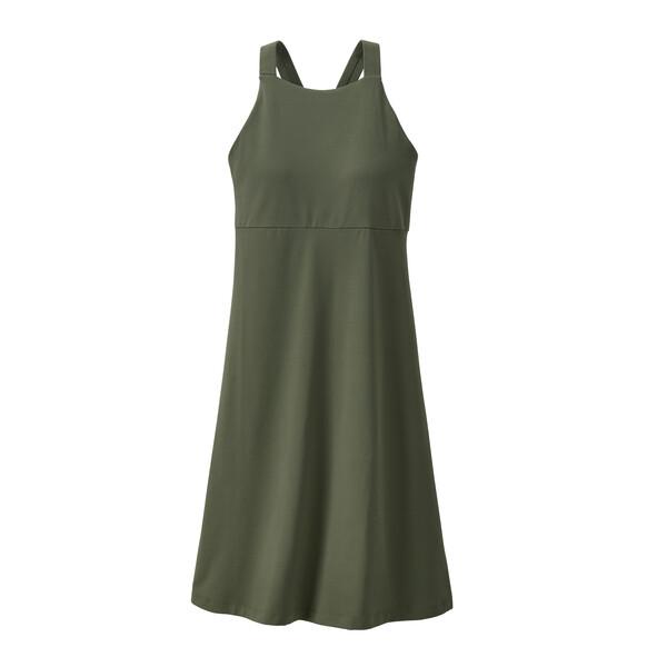 Naisten Magnolia Spring Mekko - Kierrätettyä polyesteria, Kale Green / XS