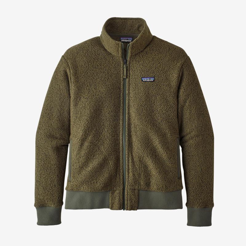 Miesten Patagonia Woolyester Fleece Jacket – Fleecetakki, Industrial Green / M