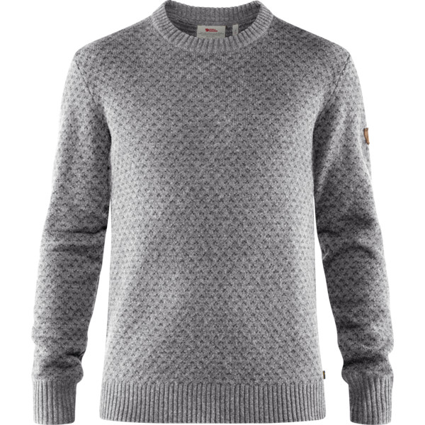 Fjällräven Övik Nordic Sweater M - Grey - Miehet - L