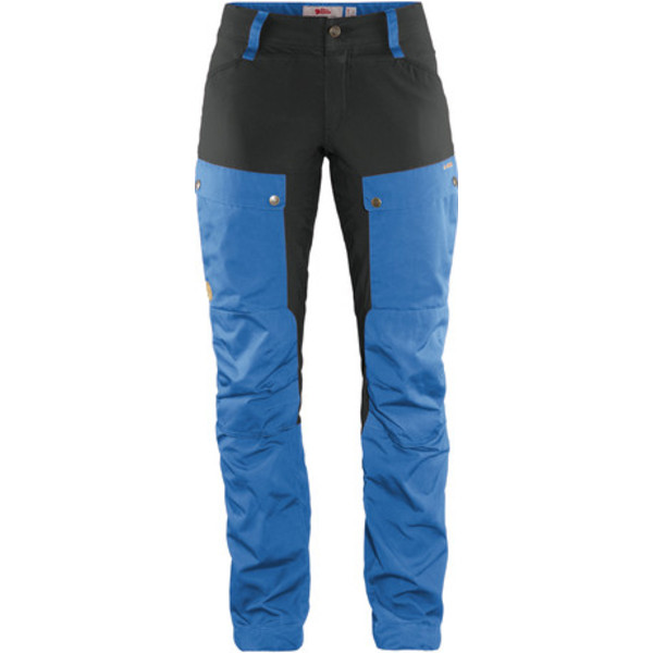 Fjällräven Keb Trousers Curved W Reg - Un Blue-stone Grey - Naiset - 34