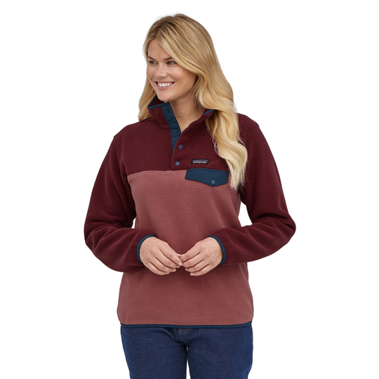 Patagonia Naisten Synchilla® Snap-T® Fleece - Kierrätetystä Polyesterista, Rosehip / XS