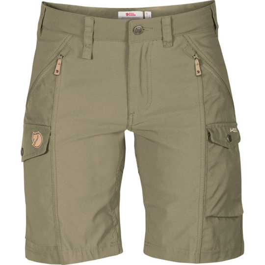 Fjällräven Nikka Shorts Curved W - Light Olive - Naiset - 36