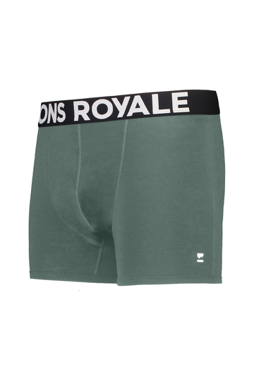 Mons Royale Miesten Merinoalushousut - Hold 'em Shorty Boxer, Burnt Sage / S