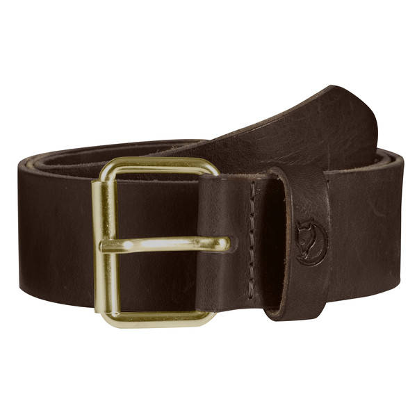 Fjällräven Singi Belt 4 Cm - Leather Brown - Unisex - 75cm