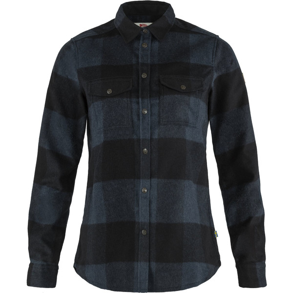 Fjällräven Canada Shirt W - Navy-black - Naiset - M