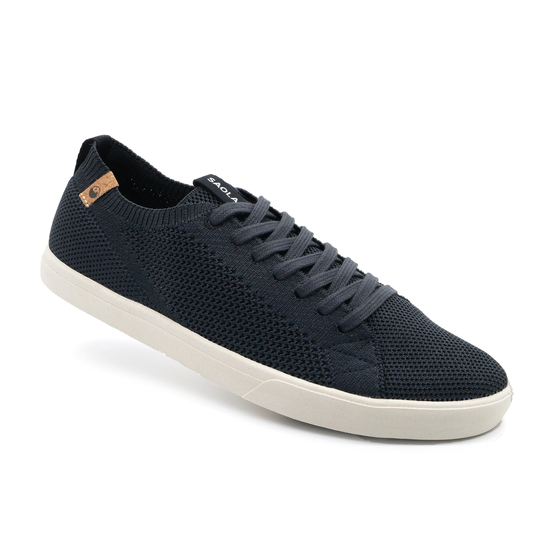 Saola Naisten Cannon Knit - 100% vegaanit tennarit, Black / 41
