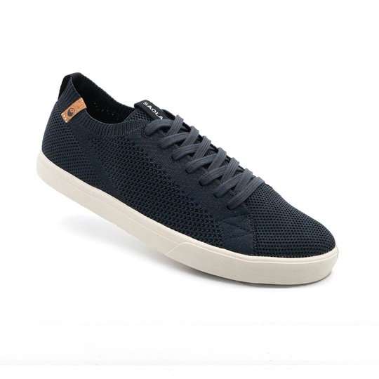 Saola Miesten Cannon Knit - 100% vegaanit tennarit, Black / 42