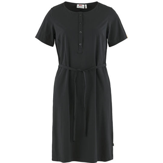 Fjällräven Övik Lite Dress - Black - Naiset - L