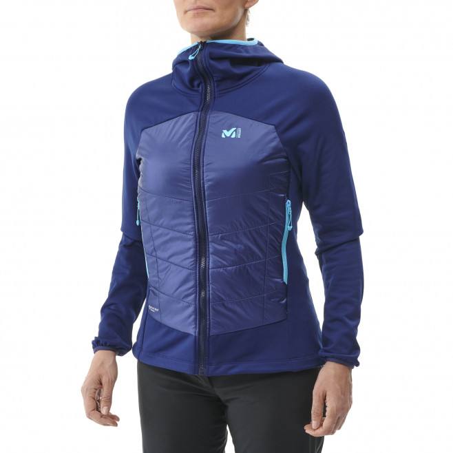 Hybrid Airloft Hoodie W Tummansininen S