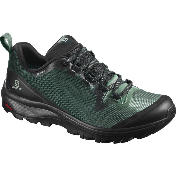 Salomon Vaya Gtx - Black/balsam Green/black - Naiset - UK 3,5