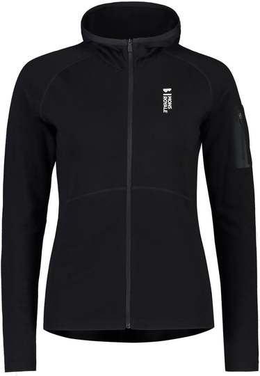 Ascend Midi Full Zip Hood Musta XS