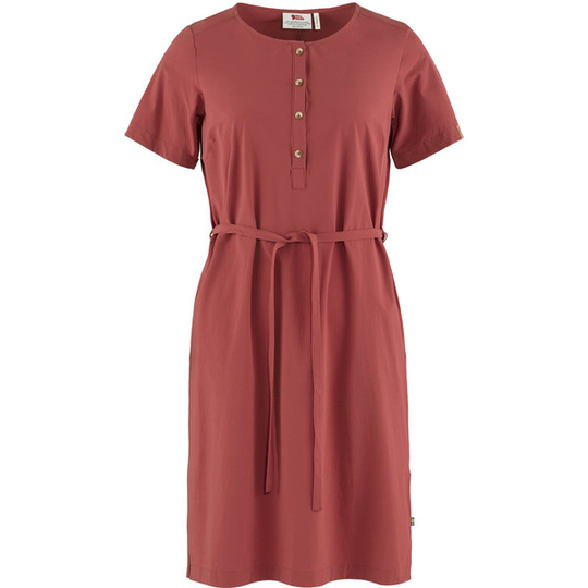 Fjällräven Övik Lite Dress - Raspberry Red - Naiset - L