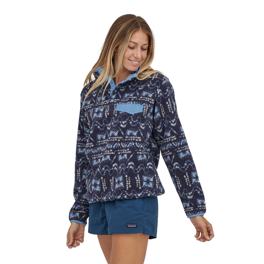 Patagonia Naisten Synchilla® Snap-T® Fleece - Kierrätetystä Polyesterista, Sunshine Dye Hz: New Navy / S