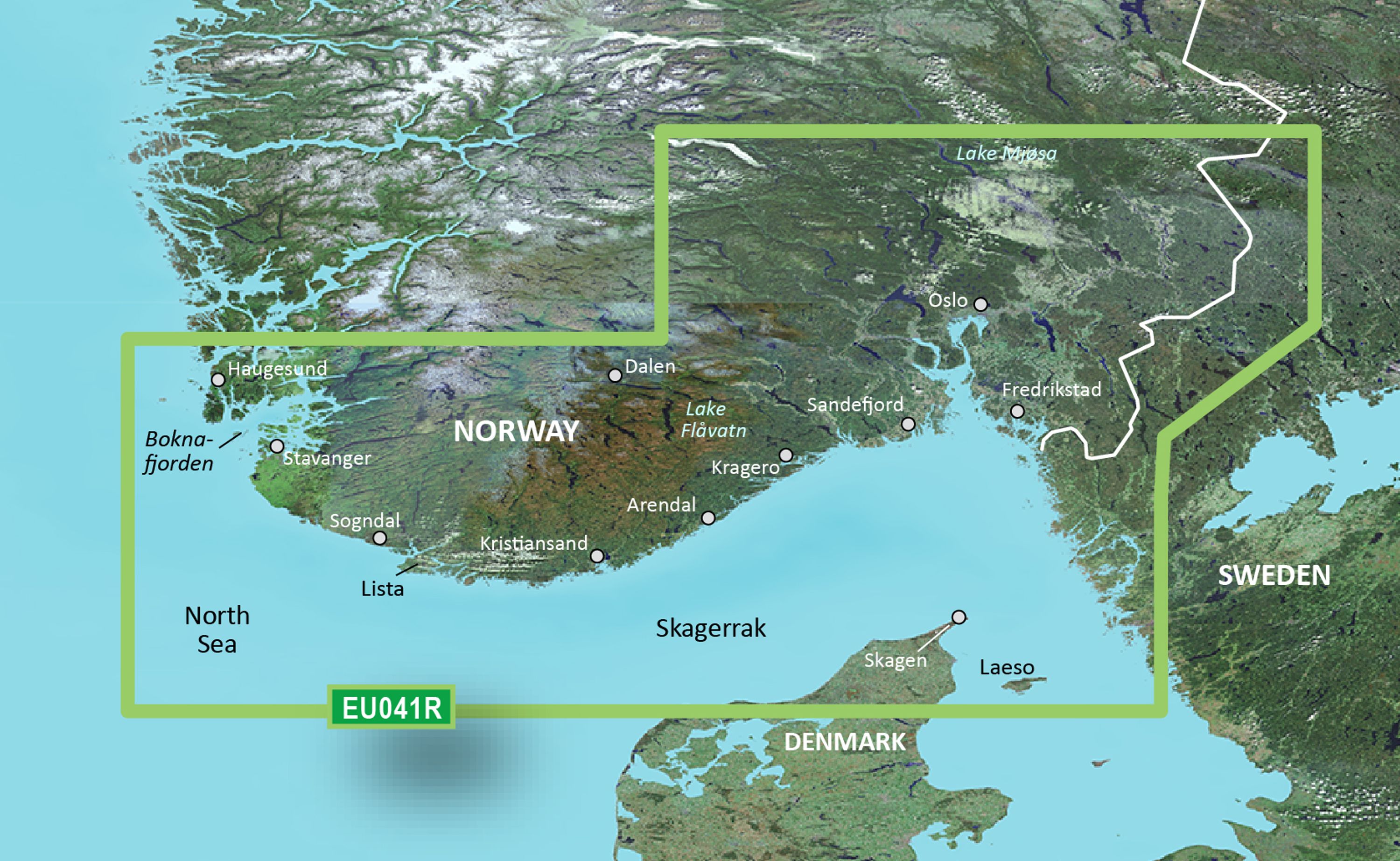 Bluechart g3 vision kartat, veu041r oslo-skagerak-haugesund