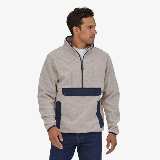 Patagonia miesten Synchilla® fleece anorakki - 100% kierrätettyä polyesteria, Oatmeal Heather / S