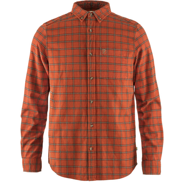 Fjällräven Övik Flannel Shirt M - Autumn Leaf - Miehet - M