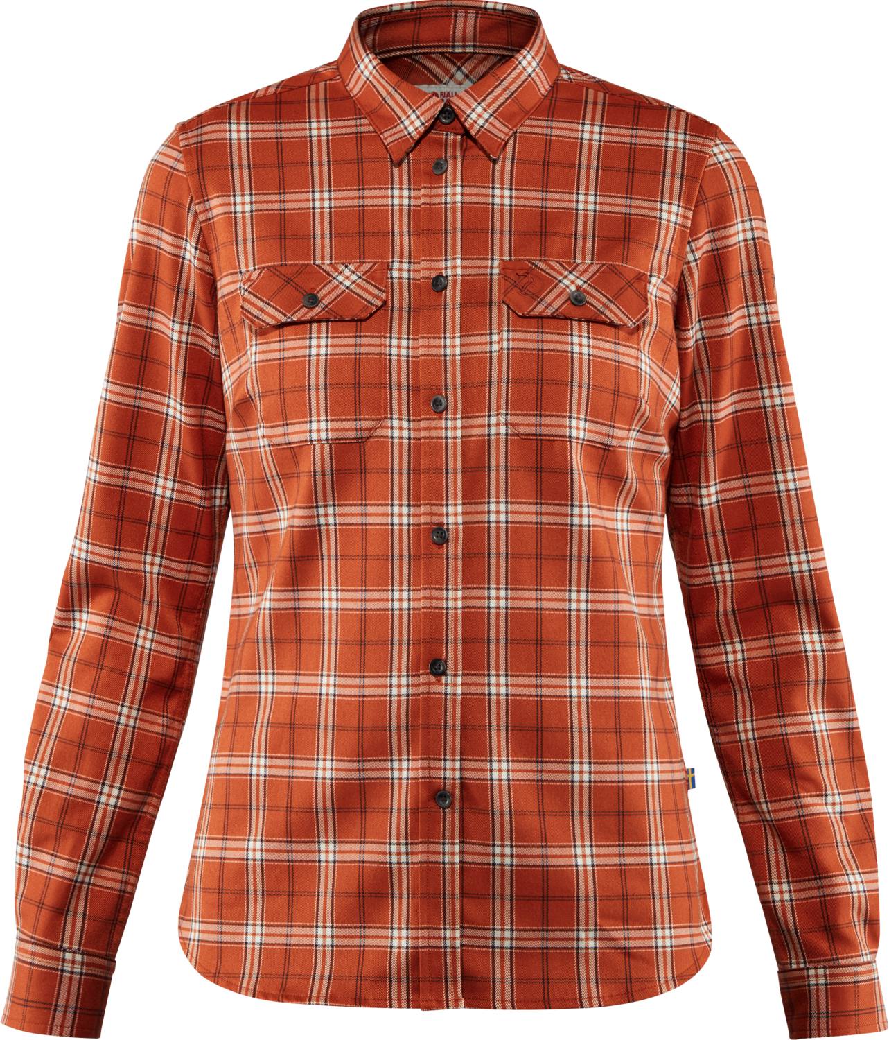 Fjällglim Stretch Shirt LS Women's Autumn Leaf L