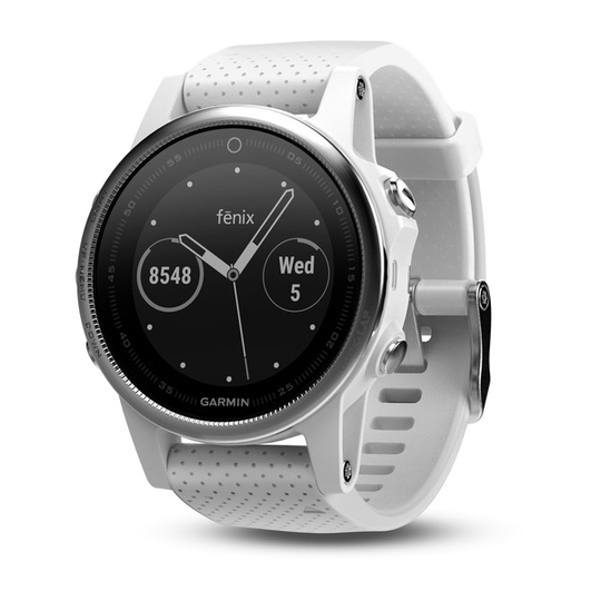 Garmin Fenix 5s - White With Carrera White Band - OneSize