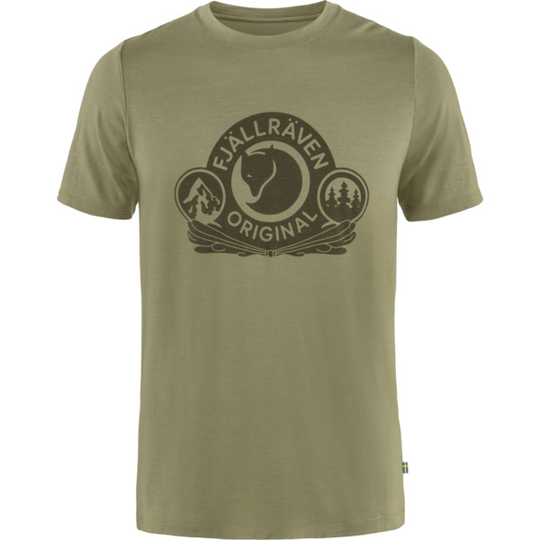 Fjällräven Abisko Wool Classic Ss M - Light Olive - Miehet - L
