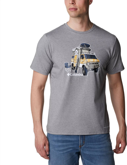 Sun Trek Graphic SS Tee Harmaa XXL
