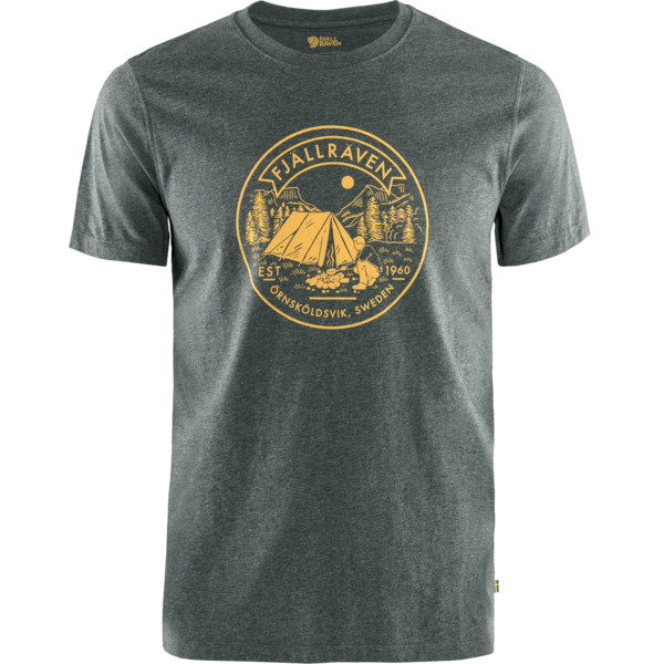 Fjällräven Lägerplats T-shirt M - Stone Grey - Miehet - S