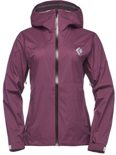 Women's StormLine Stretch Rain Shell Plum L
