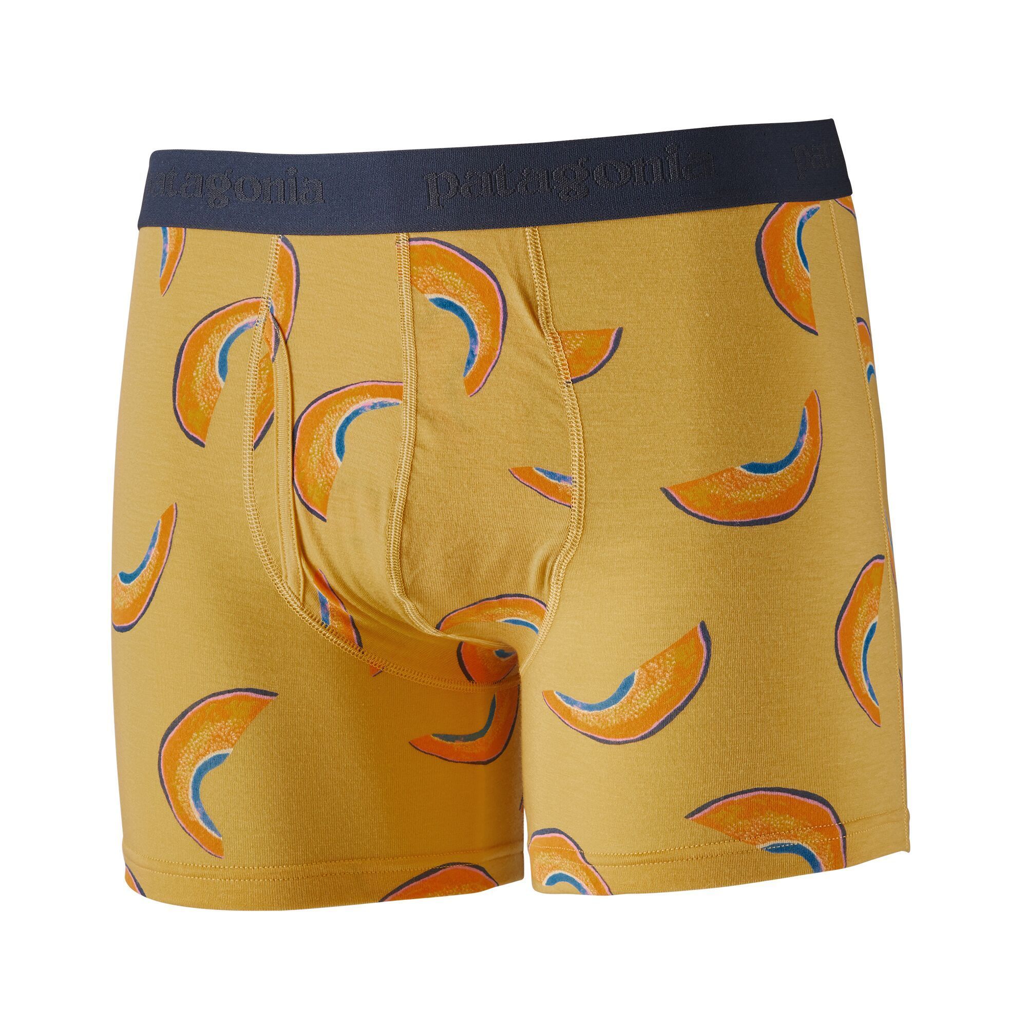 Patagonia Miesten Essential Bokserit Urheiluun - TENCEL-kankaasta, Melons: Surfboard Yellow / S / 3"