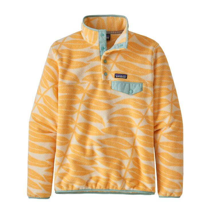Patagonia Naisten Synchilla® Snap-T® Fleece - Kierrätetystä Polyesterista, Eucalyptus Fronds: Vela Peach / XS