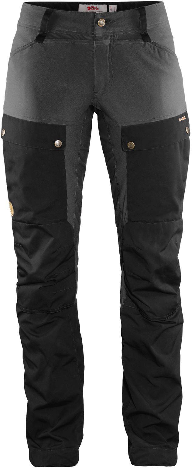 Keb Trousers Curved Women's Short Musta / Stone 34
