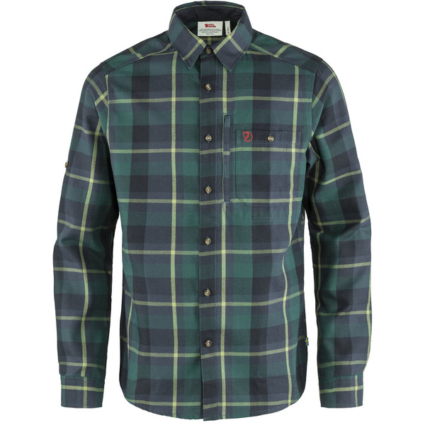 Fjällräven Fjällglim Shirt M - Arctic Green-navy - Miehet - L