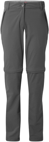 Women's Nosilife Pro II Convertible Trousers Charcoal 8