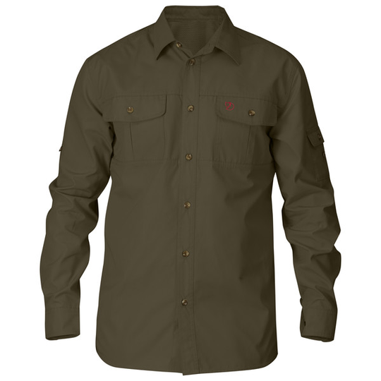 Fjällräven Singi Trekking Shirt Ls M - Dark Olive - Miehet - M
