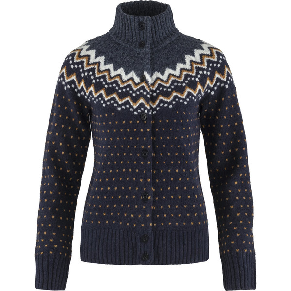 Fjällräven Övik Knit Cardigan W - Dark Navy - Naiset - L