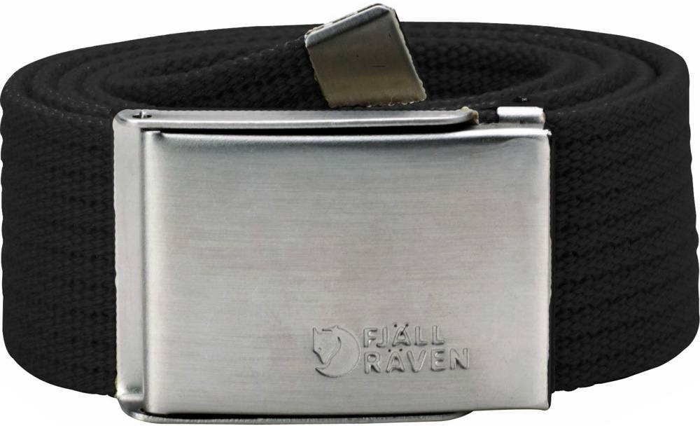 Canvas Belt 4 cm Musta