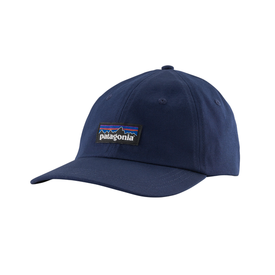 Patagonia Unisex P-6 Label Trad -lippalakki luomupuuvillasta | Weekendbee, Classic Navy