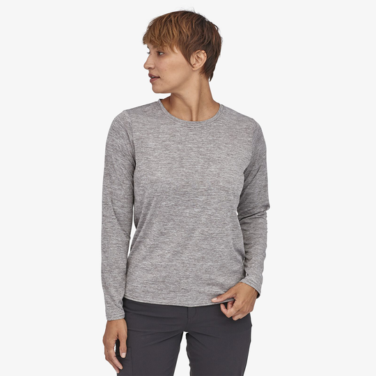 Naisten Cap Cool Daily Pitkähihainen paita | Weekendbee, Feather Grey / XS