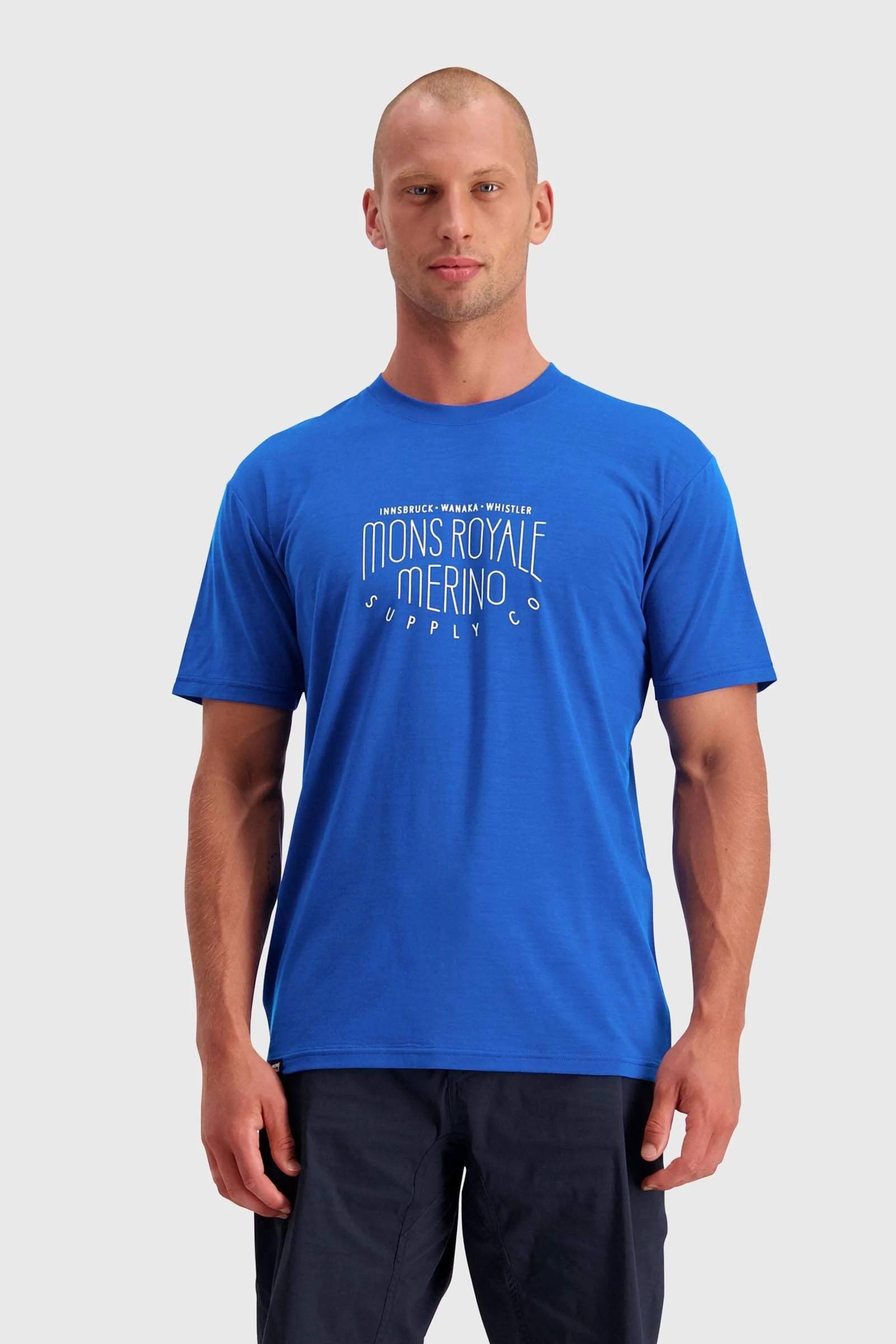 Icon tee Sininen S