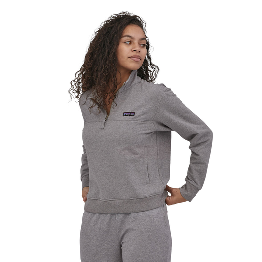 Patagonia Naisten Ahnya P/O paita - Luomupuuvillaa & Kierrätettyä polyesteria, Salt Grey / XS