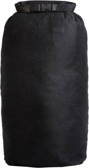 Rolltop Stuffsack, mesh, 40L Musta