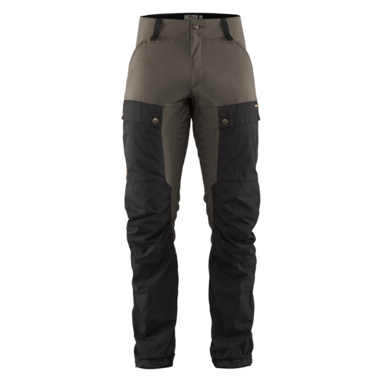 Fjällräven Keb Trousers M Long - Black-stone Grey - Miehet - 44
