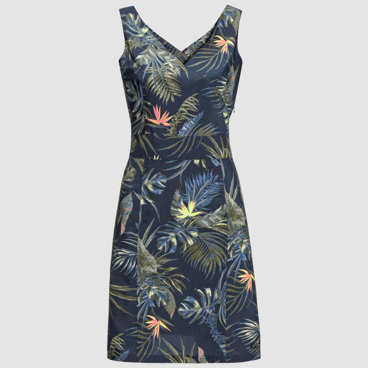 Wahia Tropical Dress Night blue XS
