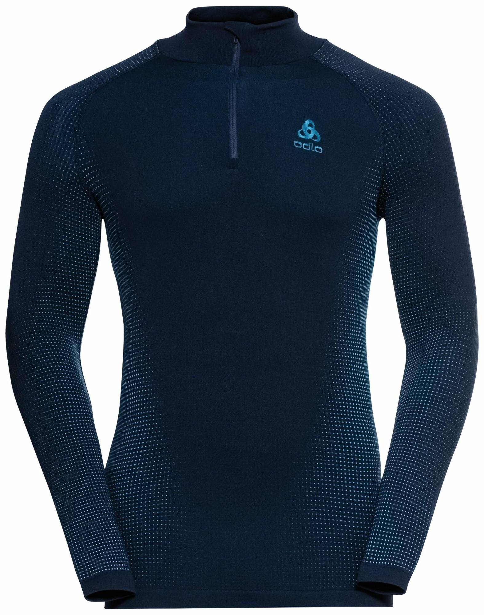 Men's PERFORMANCE WARM ECO ½ Zip Turtleneck Base Layer Top Saphir S