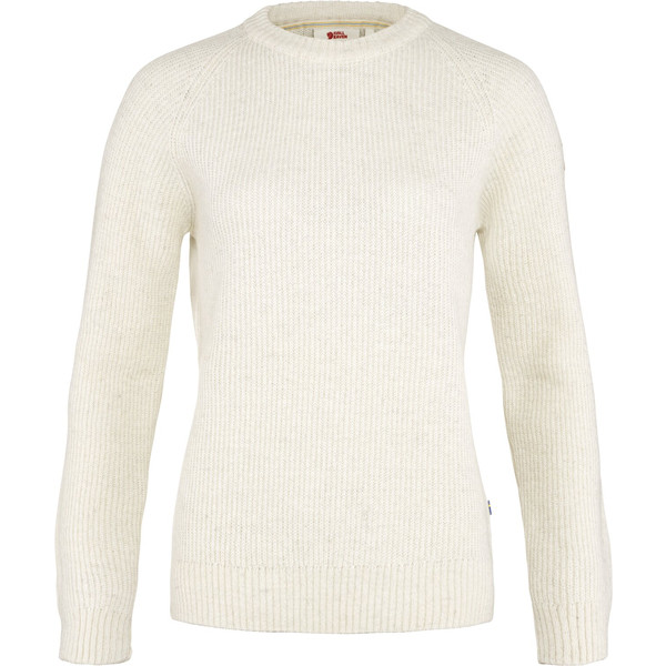 Fjällräven Visby Sweater W - Chalk White - Naiset - L