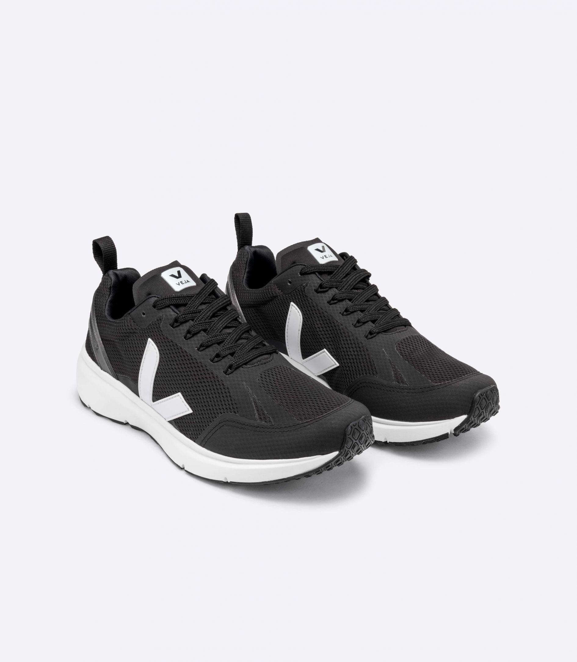 Veja Naisten Condor 2 ekologiset juoksulenkkarit, Black White / 36