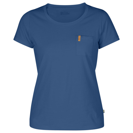 Fjällräven Övik T-shirt W - Uncle Blue - Naiset - XS