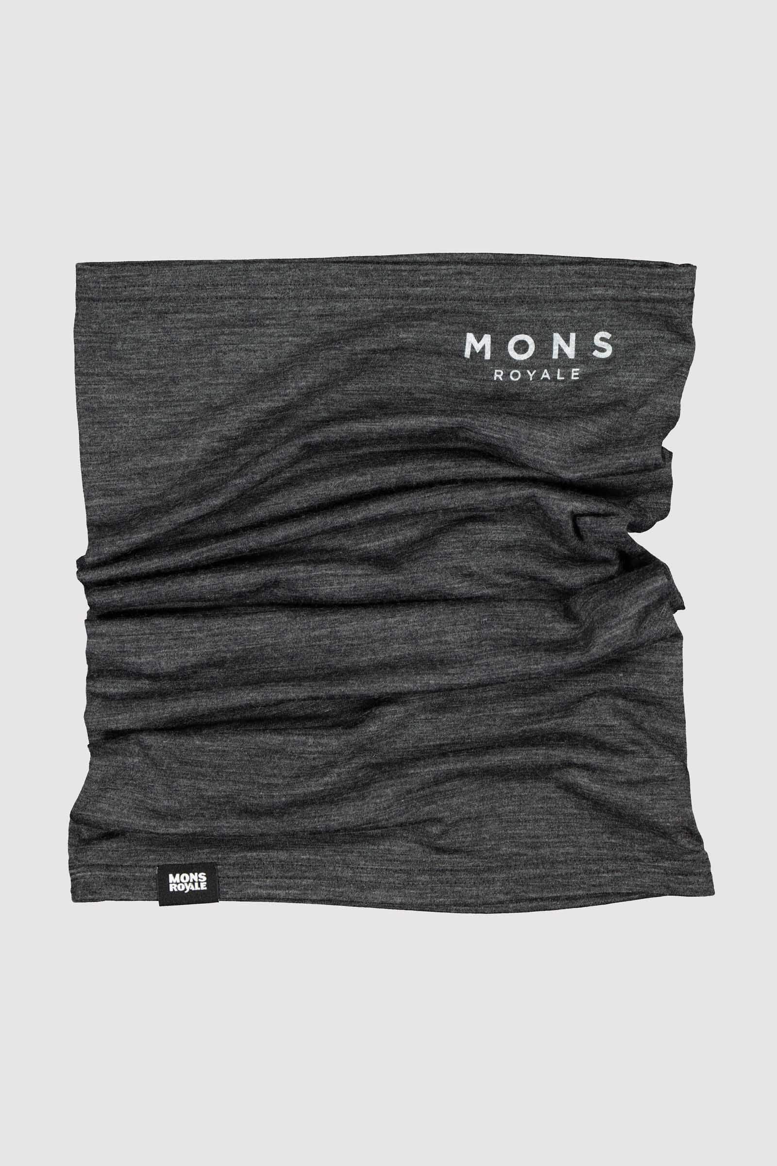 Mons Royale Kevyt Light Adventure Tuubi-huivi - Merino-Tencel-sekoitteesta, Smoke