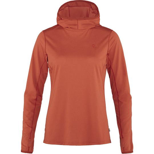 Fjällräven Abisko Sun-hoodie W - Rowan Red - Naiset - L